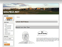 Tablet Screenshot of golfbiz.net